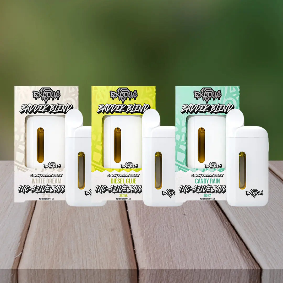 EXODUS BADDER THC-A BLEND 5GM DISPOSABLE EXODUS
