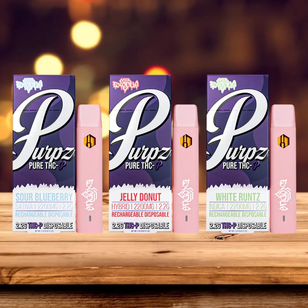 EXODUS PURPZ THC-P 2.2GM DISPOSABLE EXODUS