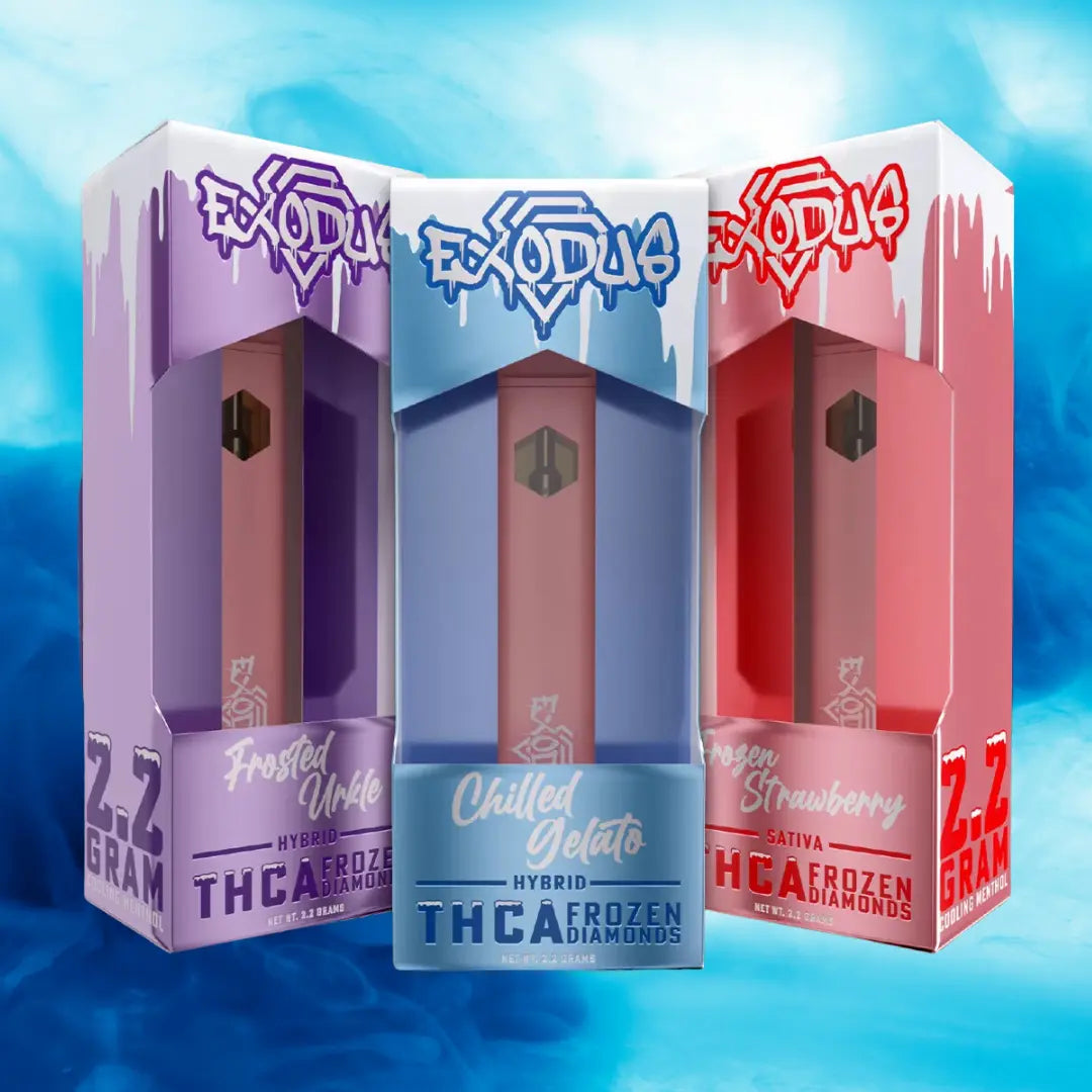 EXODUS THC-A FROZEN DIAMONDS 2.2GM DISPOSABLE EXODUS