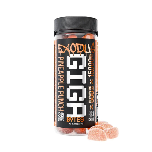 Exodus CB9A + THCP + THCA Gigabyte Gummies, 30CT, 15,000mg Exodus