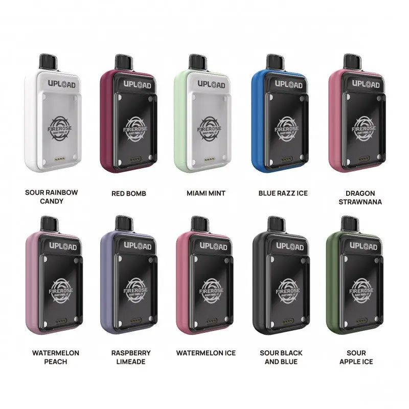FIREROSE UPLOAD 25K DISPOSABLE 5% REPLACEMENT DEVICE NO SCREEN FIRE ROSE