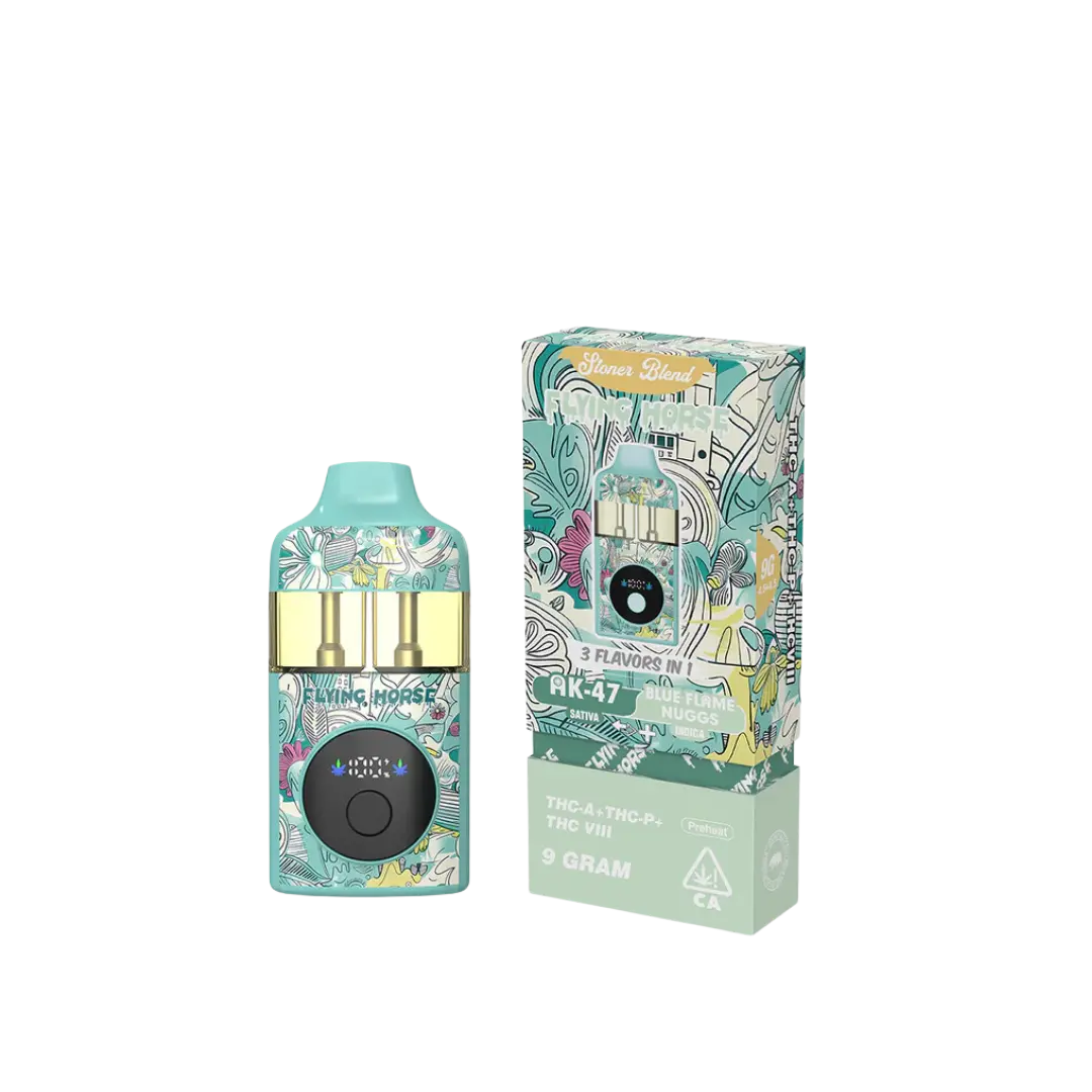 FLYING HORSE 9GM THC-A 3 IN 1 FLAV DISPOSABLE FLYING HORSE