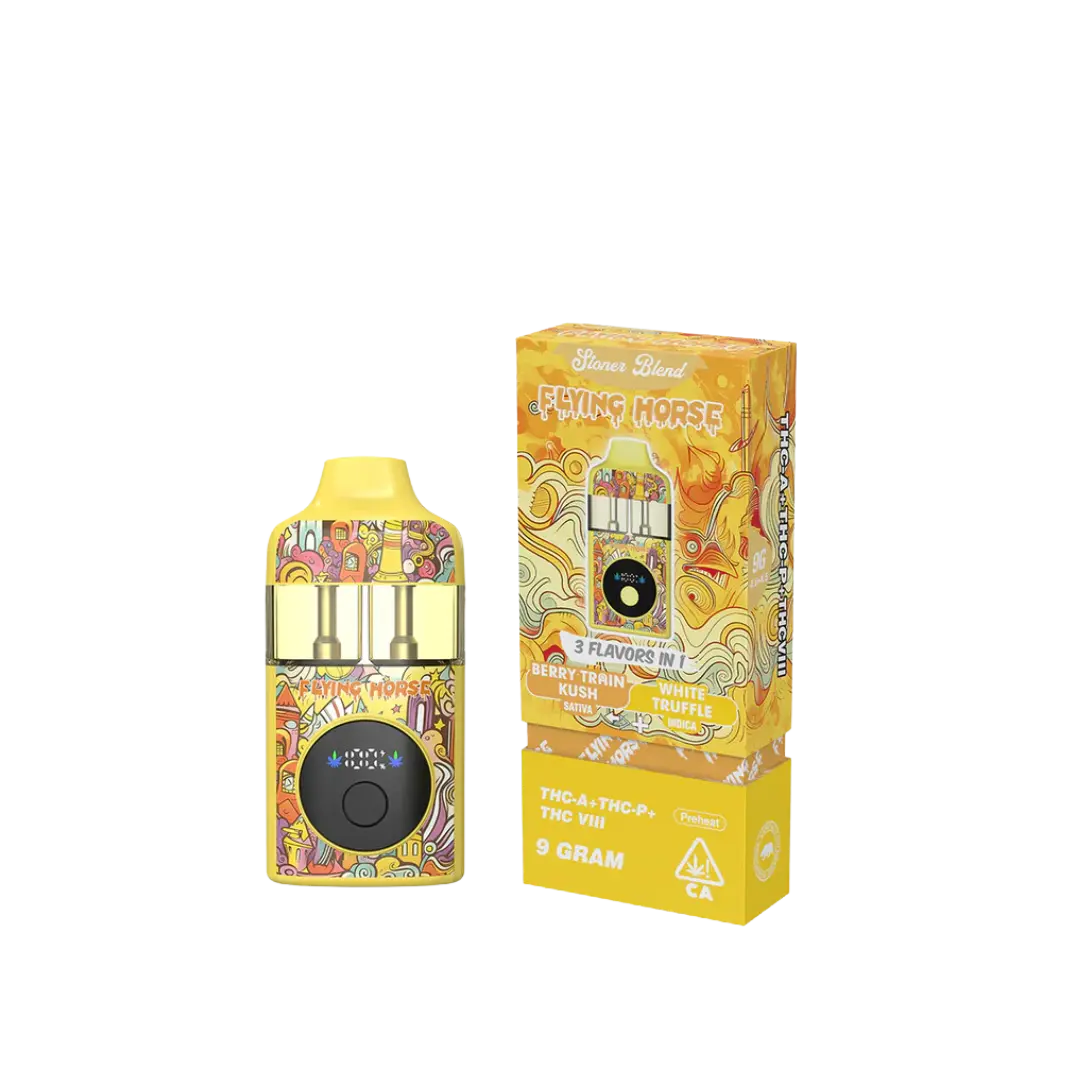 FLYING HORSE 9GM THC-A 3 IN 1 FLAV DISPOSABLE FLYING HORSE