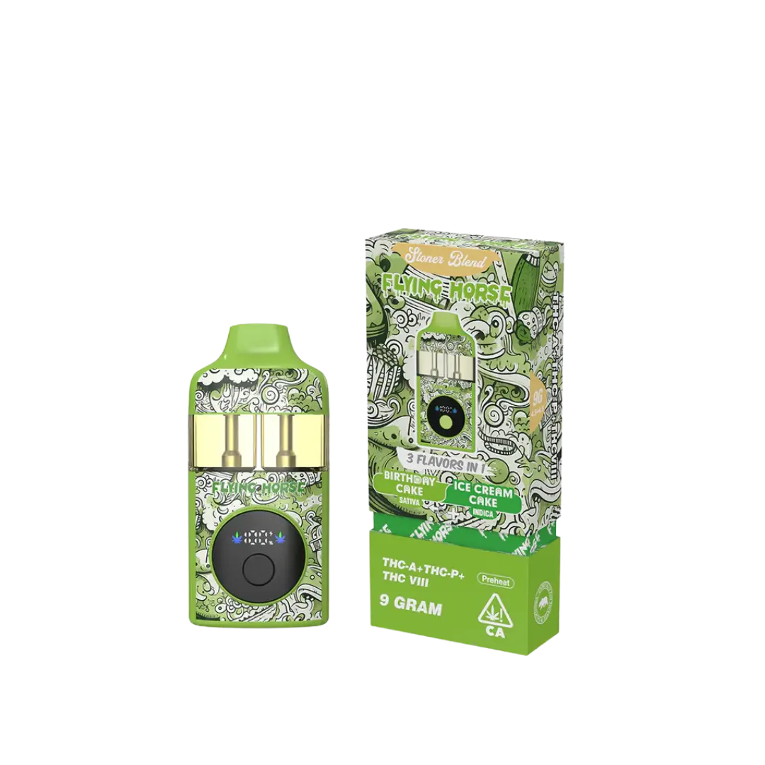 FLYING HORSE 9GM THC-A 3 IN 1 FLAV DISPOSABLE FLYING HORSE
