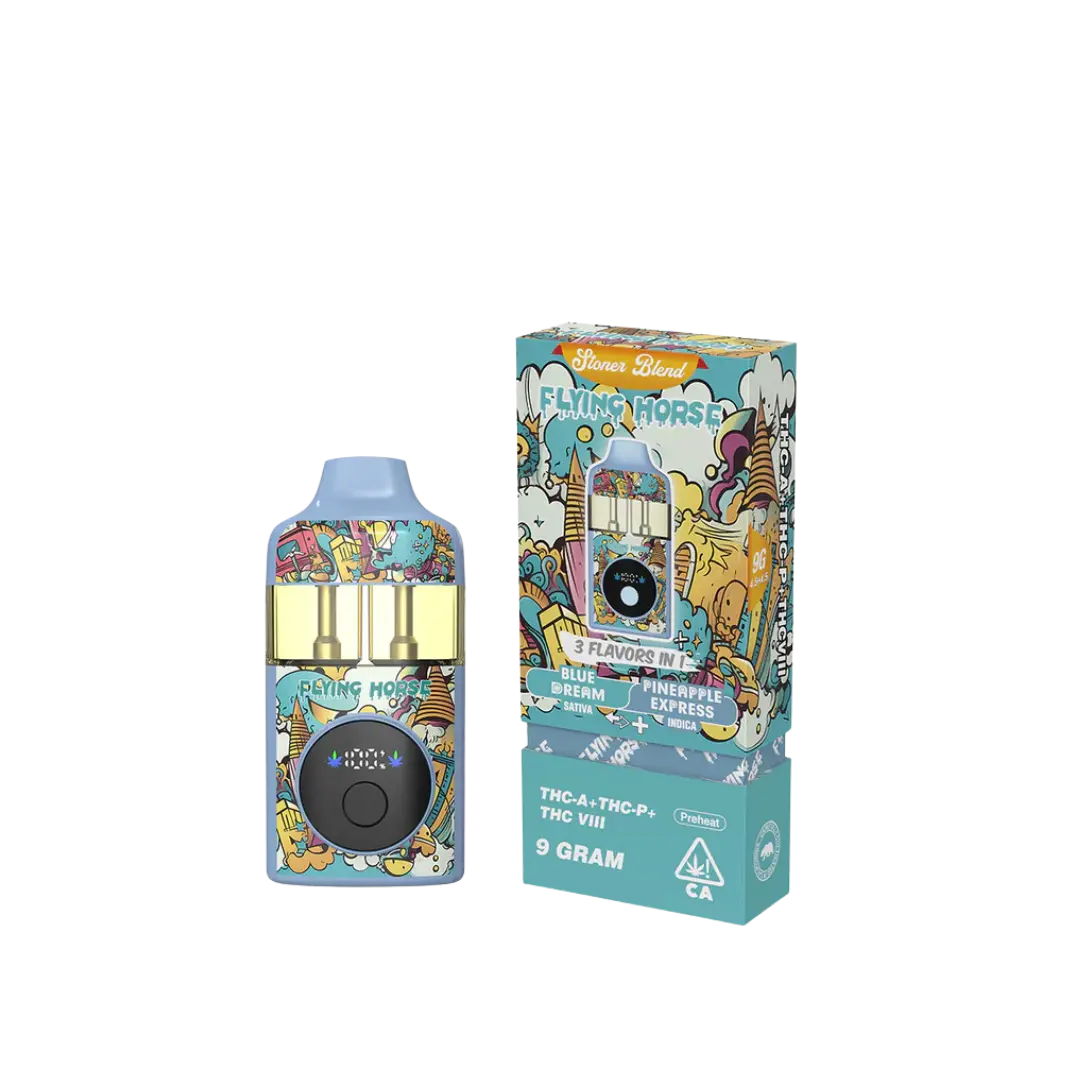 FLYING HORSE 9GM THC-A 3 IN 1 FLAV DISPOSABLE FLYING HORSE