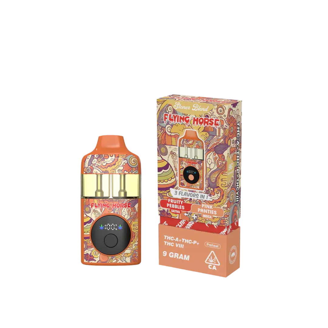 FLYING HORSE 9GM THC-A 3 IN 1 FLAV DISPOSABLE FLYING HORSE