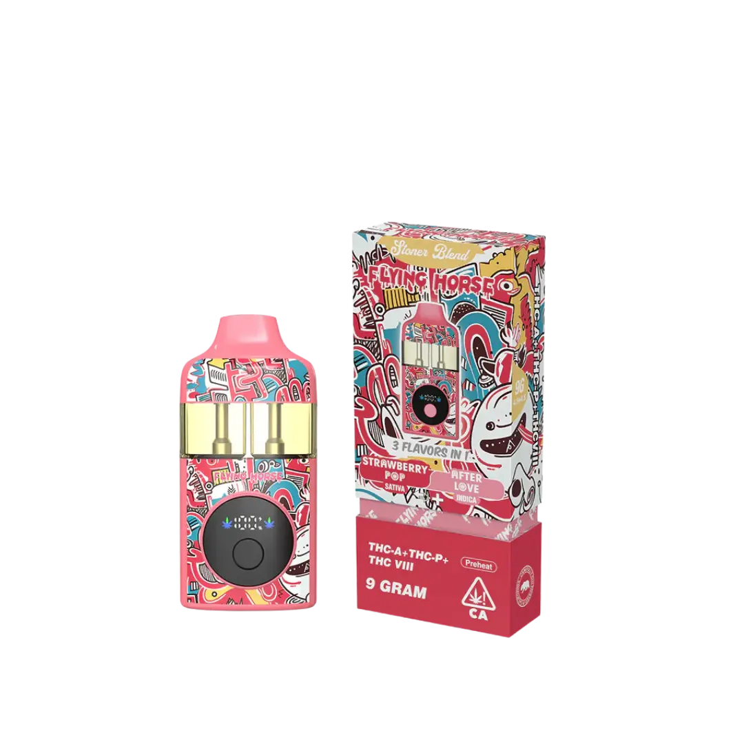 FLYING HORSE 9GM THC-A 3 IN 1 FLAV DISPOSABLE FLYING HORSE
