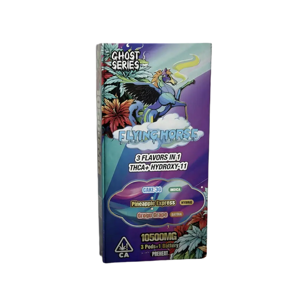 FLYING HORSE GHOST SERIES 10.5GM 3 FLAVOURS IN 1 3.5GM/PC DISPOSABLE FLYING HORSE