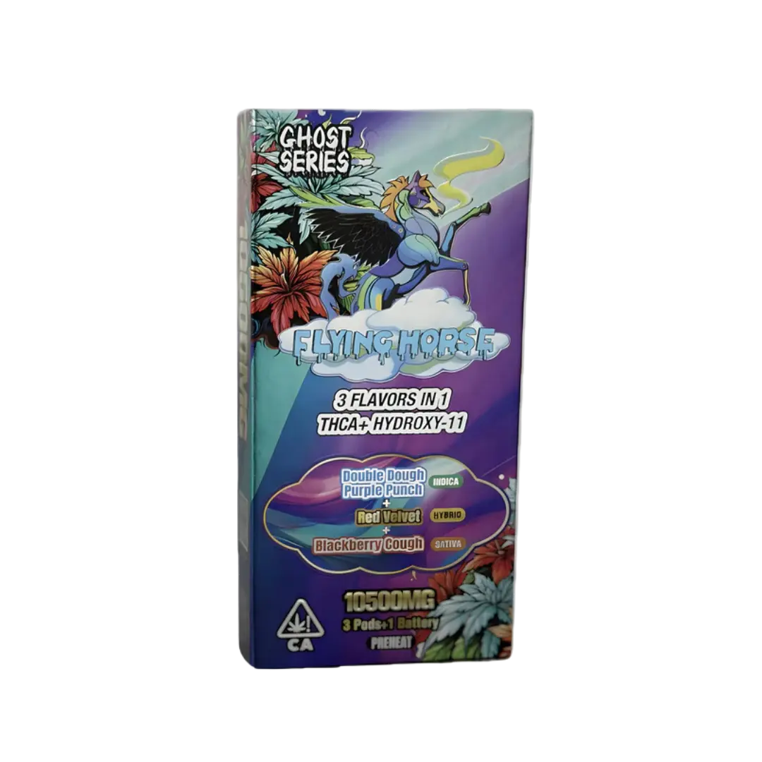 FLYING HORSE GHOST SERIES 10.5GM 3 FLAVOURS IN 1 3.5GM/PC DISPOSABLE FLYING HORSE