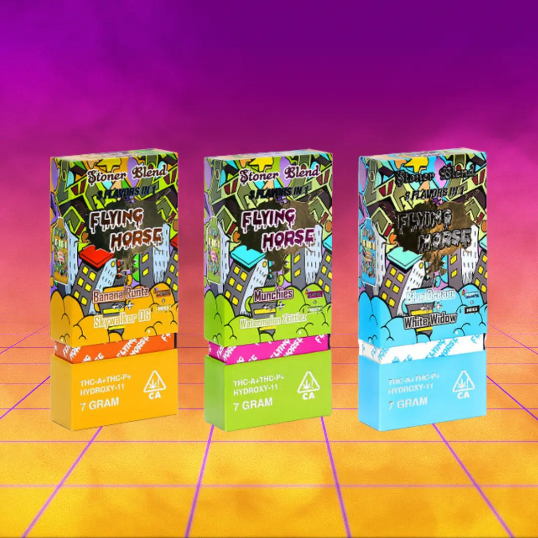 FLYING HORSE STONER BLEND 3 IN 1 7GM DISPOSABLE FLYING HORSE