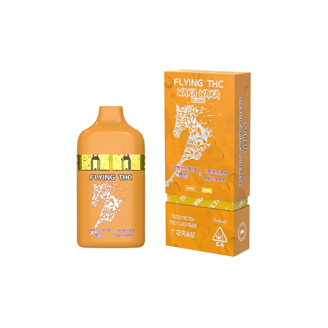 FLYING THC WAKA WAKA BLEND 7GM THCP 3 IN 1 FLAV DISPOSABLE FLYING HORSE