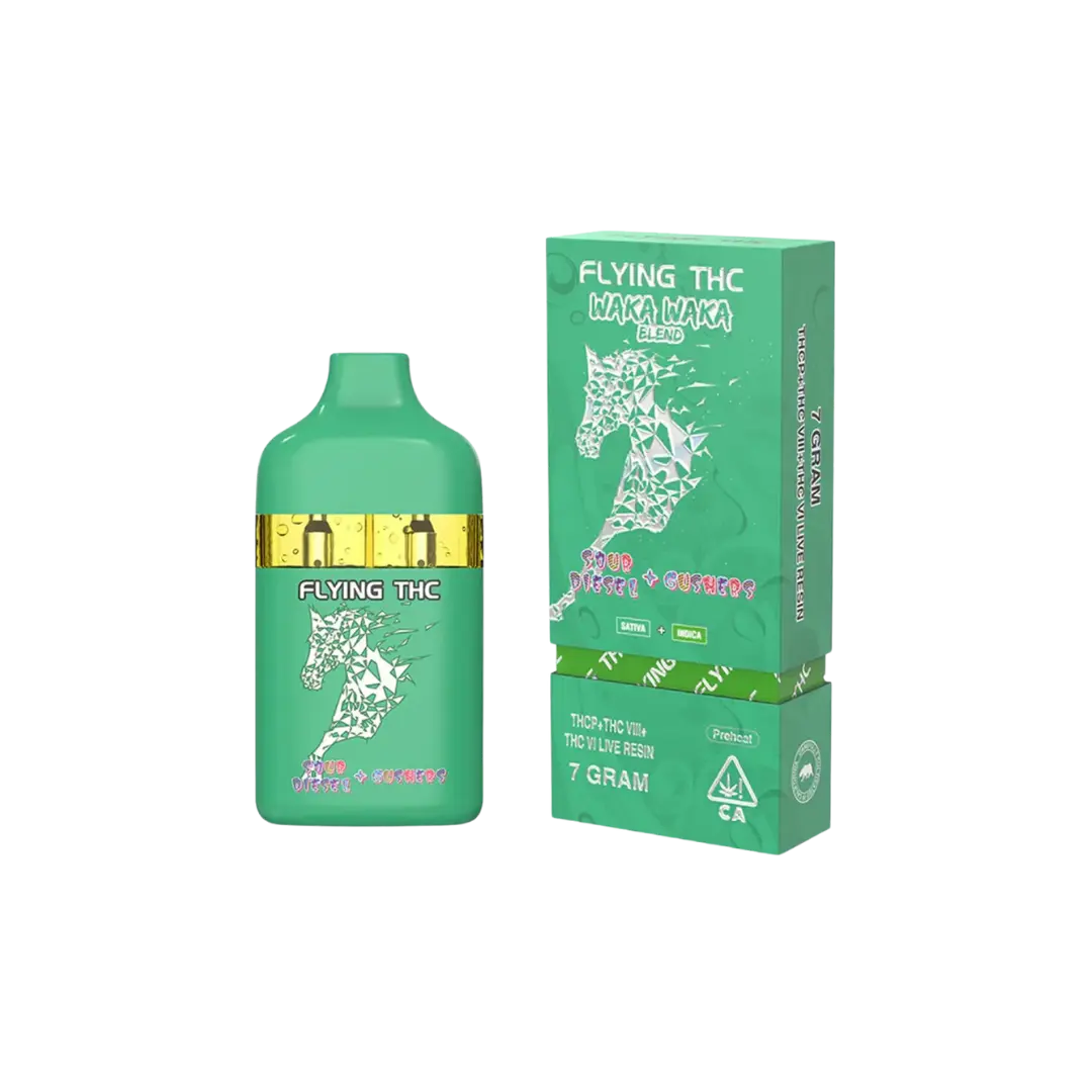 FLYING THC WAKA WAKA BLEND 7GM THCP 3 IN 1 FLAV DISPOSABLE FLYING HORSE