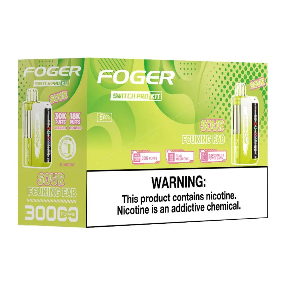FOGER SWITCH PRO 30000 PUFFS DISPOSABLE KIT FOGER