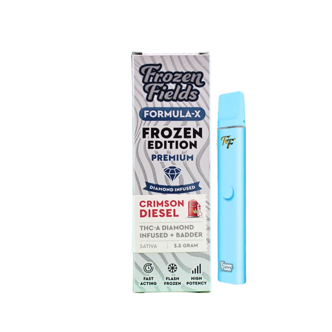 FROZEN FIELDS 3.5GM FROZEN THC-A DIAMOND DISPOSABLE FROZEN FIELDS