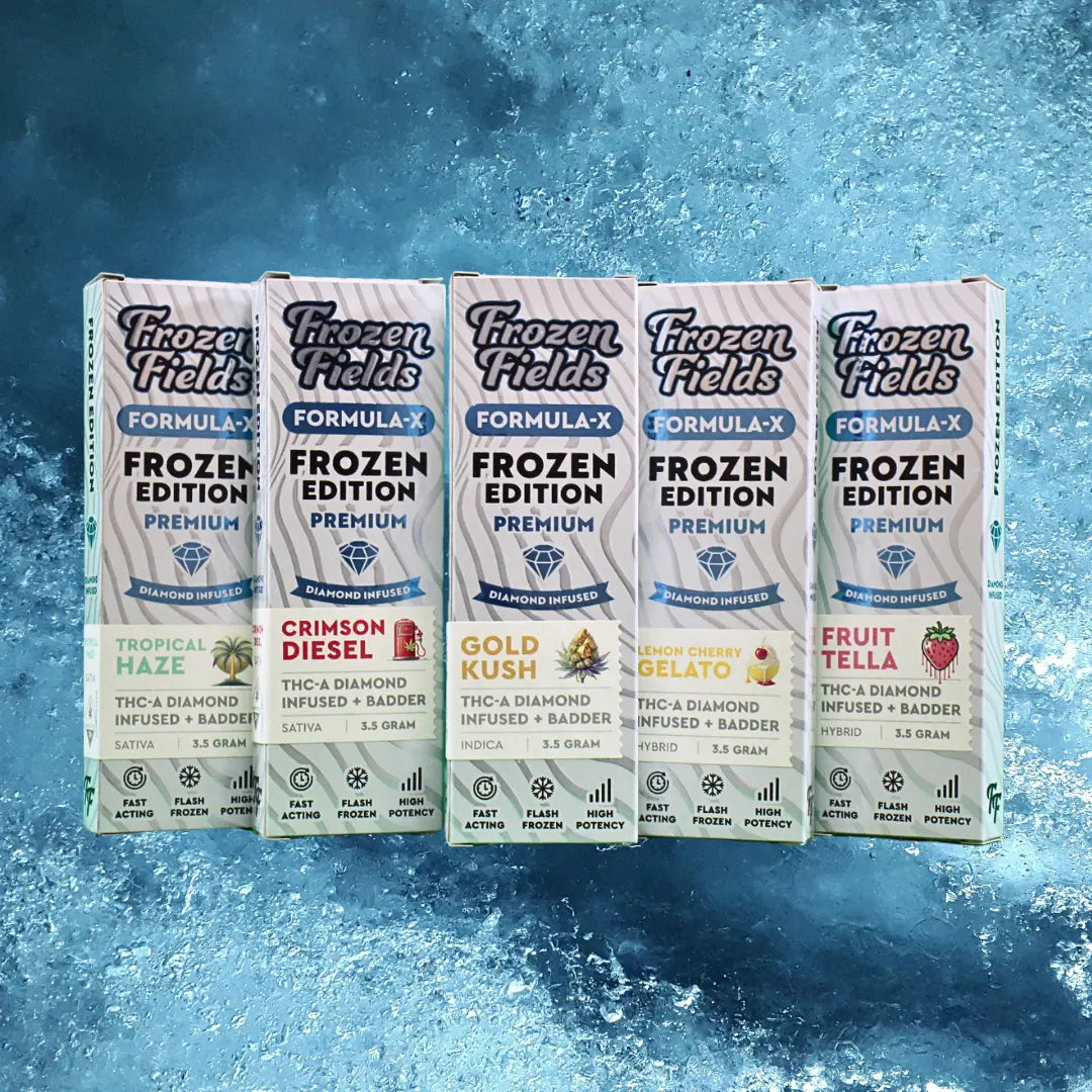 FROZEN FIELDS 3.5GM FROZEN THC-A DIAMOND DISPOSABLE FROZEN FIELDS