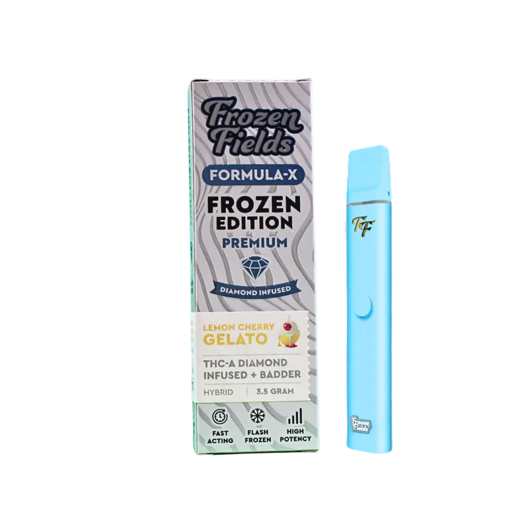 FROZEN FIELDS 3.5GM FROZEN THC-A DIAMOND DISPOSABLE FROZEN FIELDS