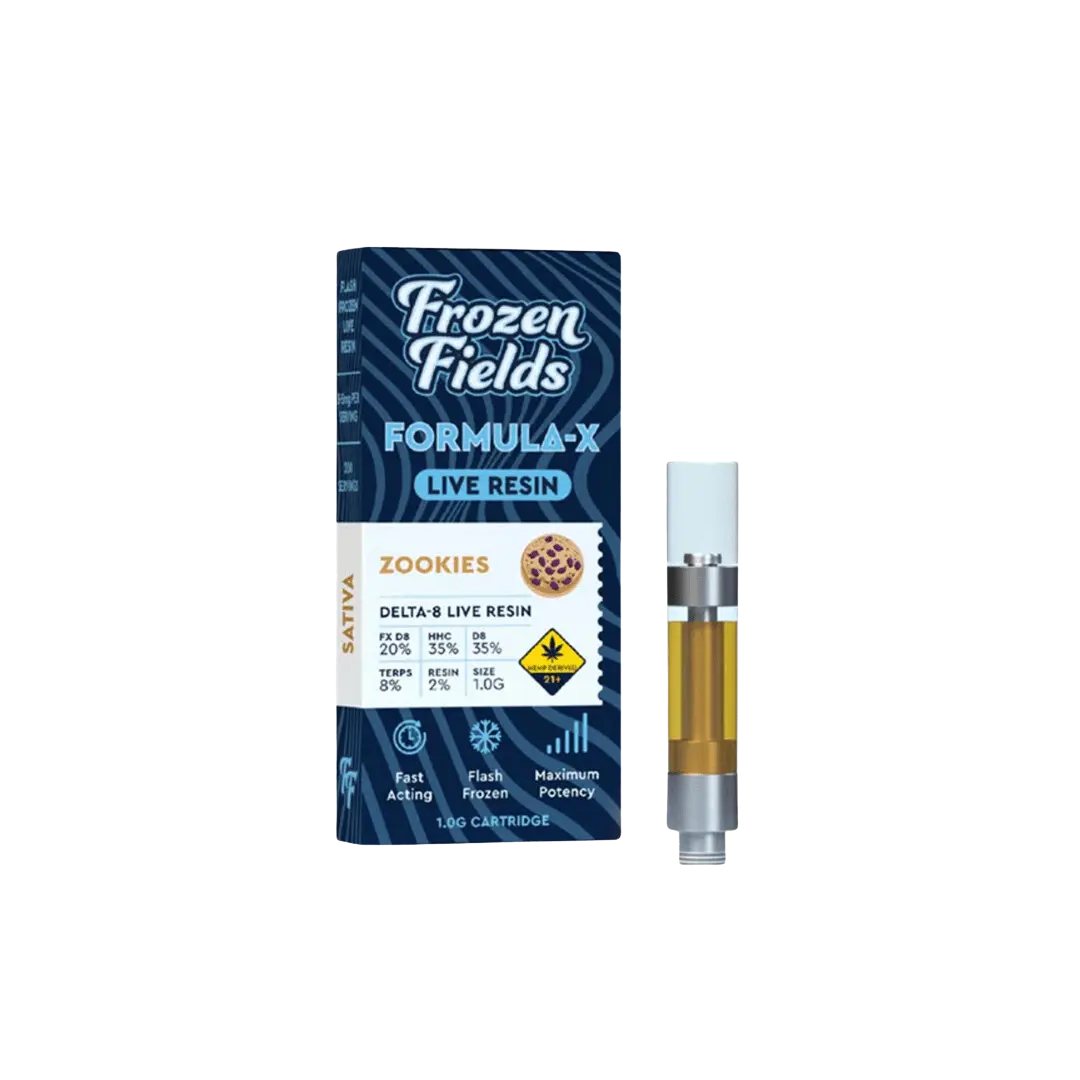 FROZEN FIELDS THC-A 1GM LIVE RESIN CARTRIDGE FROZEN FIELDS