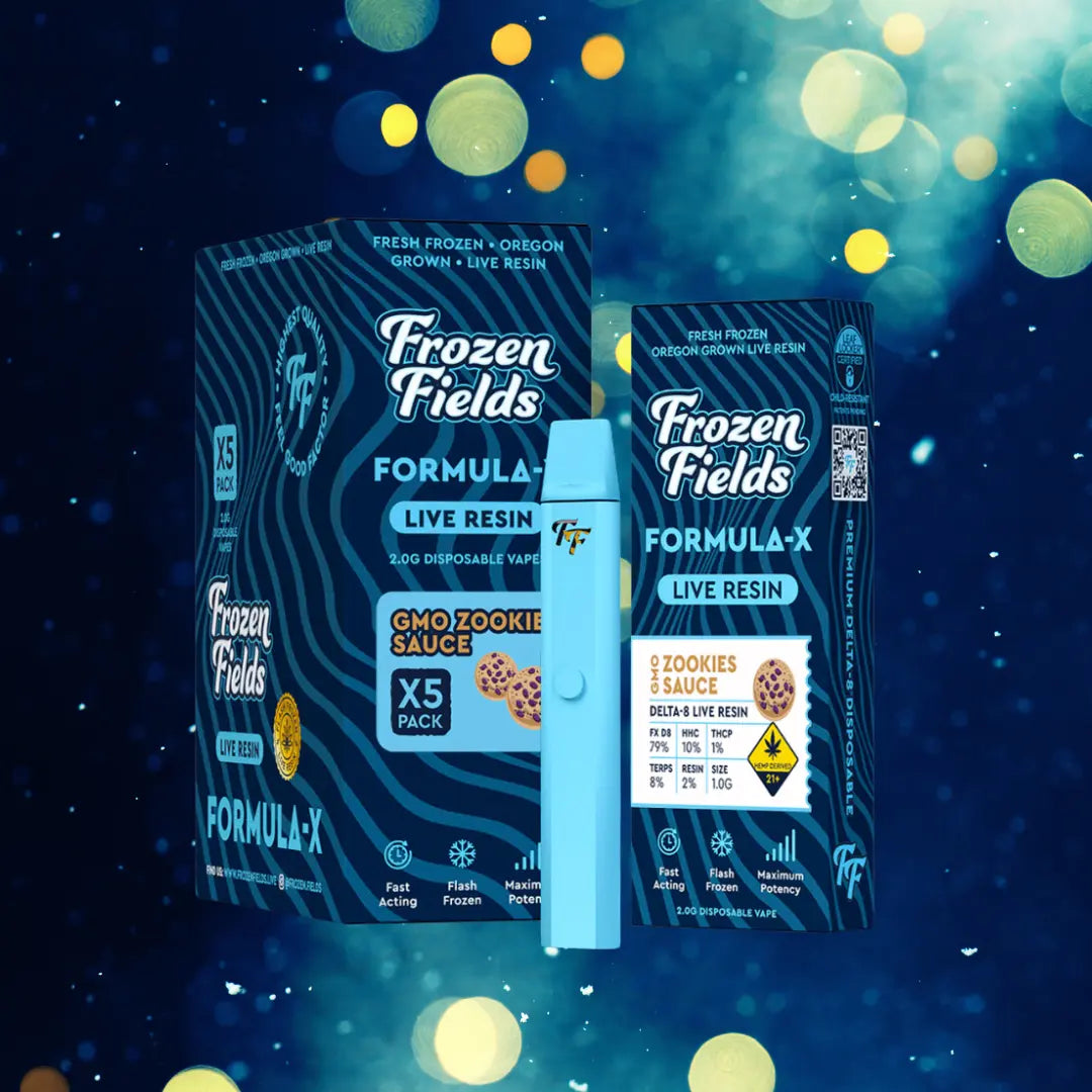 FROZEN FIELDS THC-A 3.5GM LIVE RESIN DISPOSABLE FROZEN FIELDS