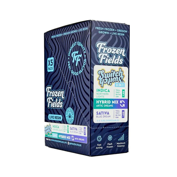 FROZEN FIELDS THCA SWITCH 3 IN 1 DISPOSABLE FROZEN FIELDS