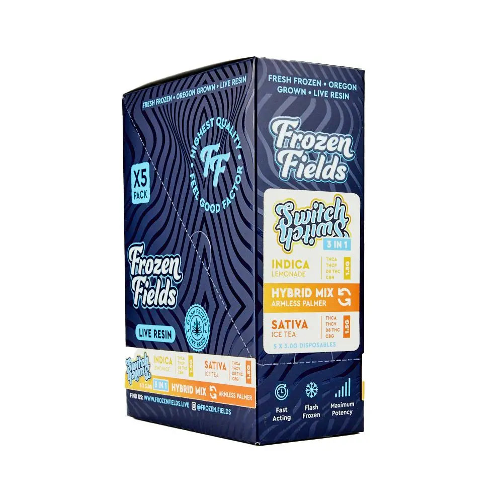 FROZEN FIELDS THCA SWITCH 3 IN 1 DISPOSABLE FROZEN FIELDS