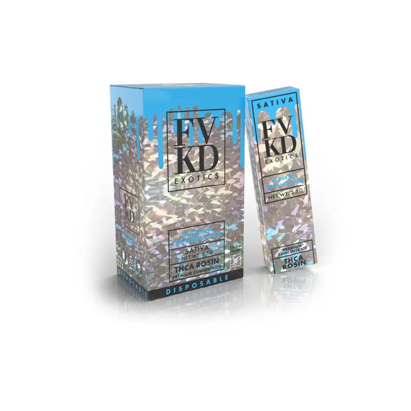 FVKD EXOTICS THCA ROSIN 3.5GM DISPOSABLE FVKD