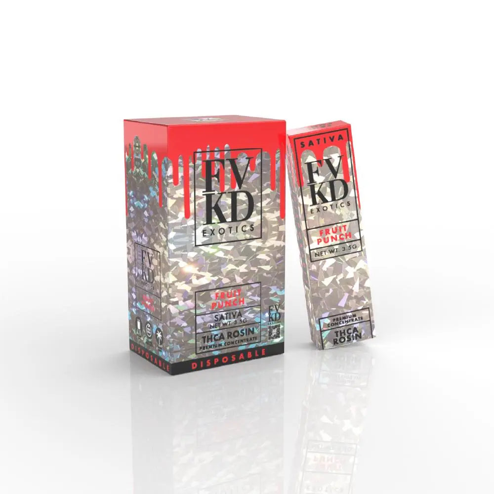 FVKD EXOTICS THCA ROSIN 3.5GM DISPOSABLE FVKD
