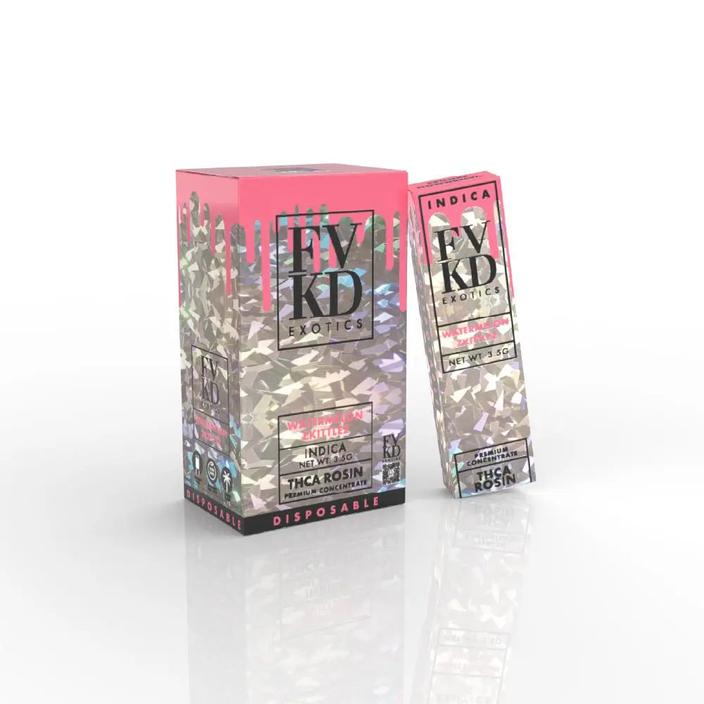 FVKD EXOTICS THCA ROSIN 3.5GM DISPOSABLE FVKD