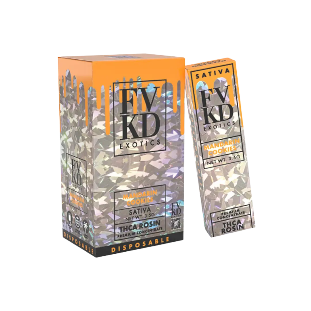 FVKD EXOTICS THCA ROSIN 3.5GM DISPOSABLE FVKD