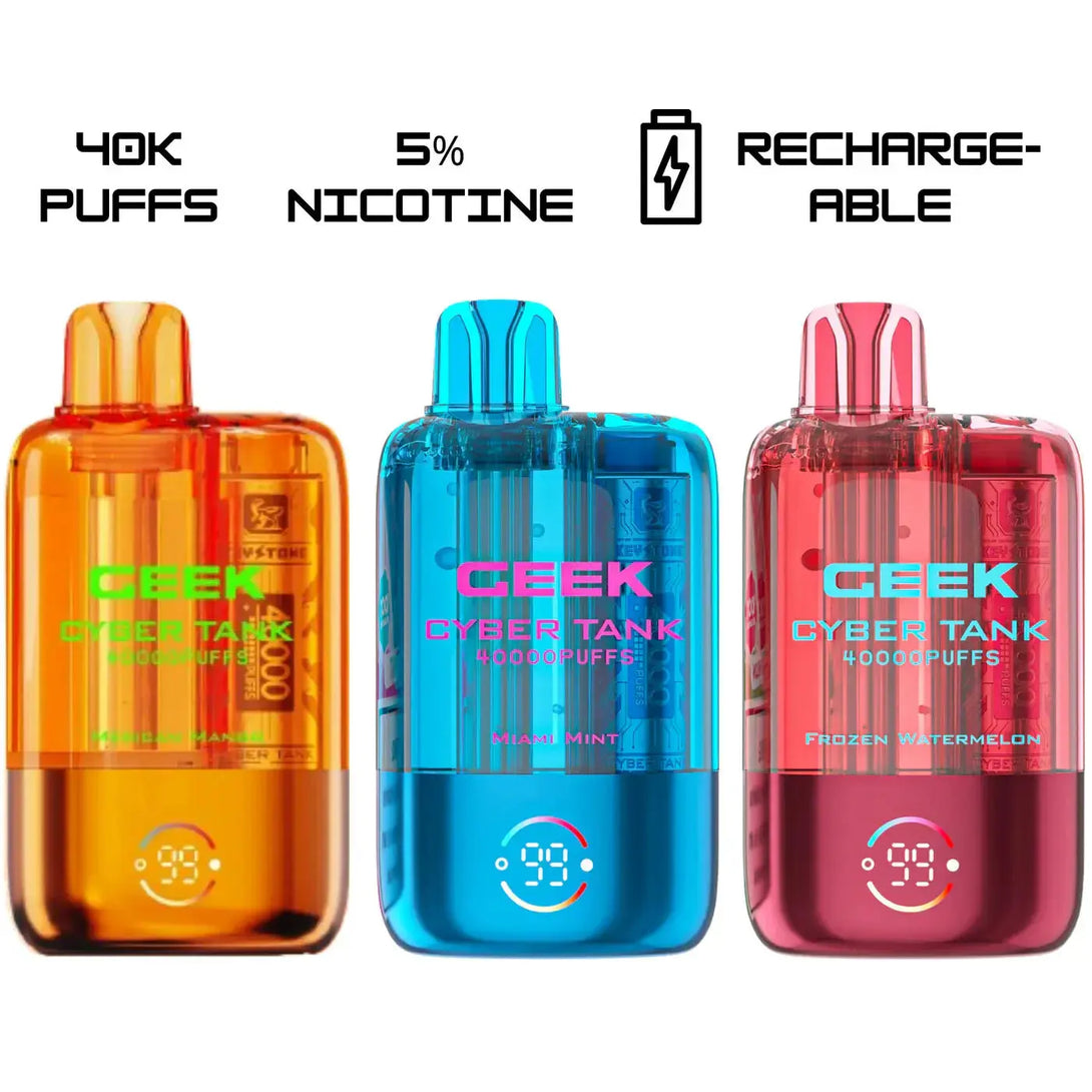 GEEK CYBER TANK 40K PUFF GEEK BAR