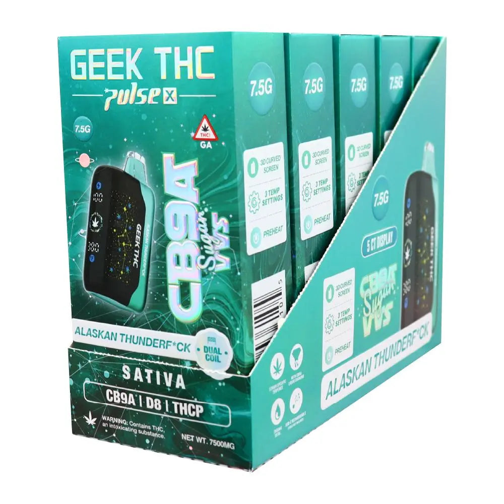 GEEK THC PULSE X 7.5GM CB9A + THCP DISPOSABLE GEEK THC