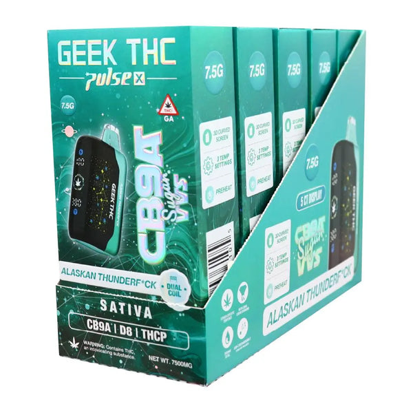 GEEK THC PULSE X 7.5GM CB9A + THCP DISPOSABLE GEEK THC