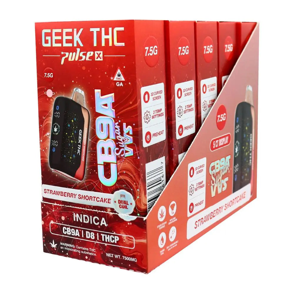 GEEK THC PULSE X 7.5GM CB9A + THCP DISPOSABLE GEEK THC