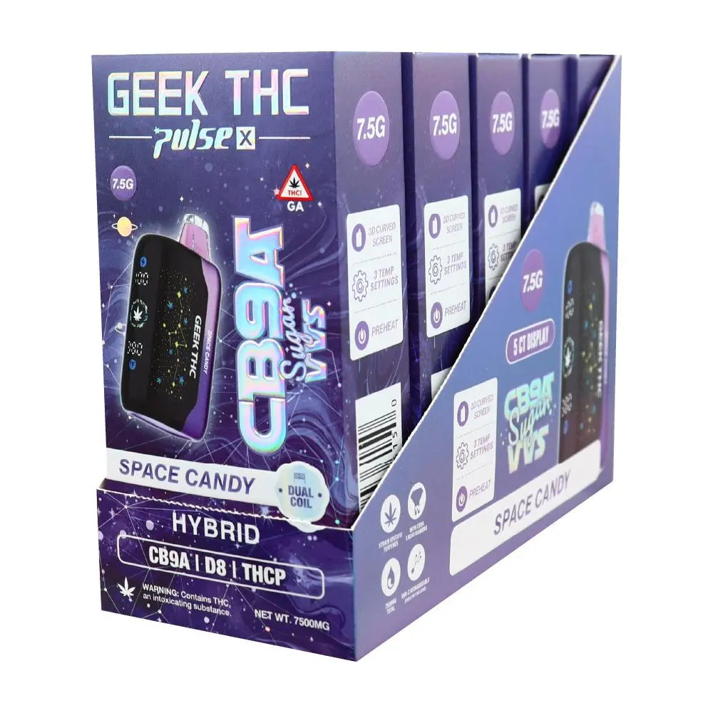 GEEK THC PULSE X 7.5GM CB9A + THCP DISPOSABLE GEEK THC