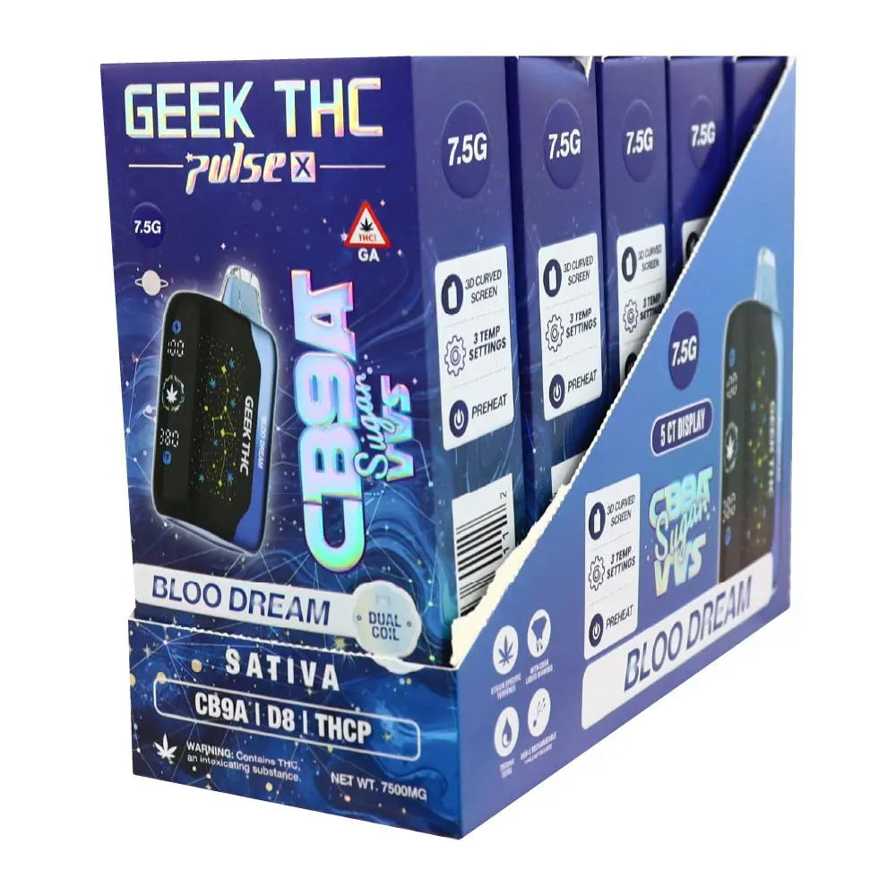 GEEK THC PULSE X 7.5GM CB9A + THCP DISPOSABLE GEEK THC