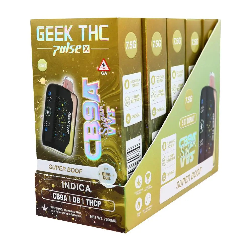 GEEK THC PULSE X 7.5GM CB9A + THCP DISPOSABLE GEEK THC