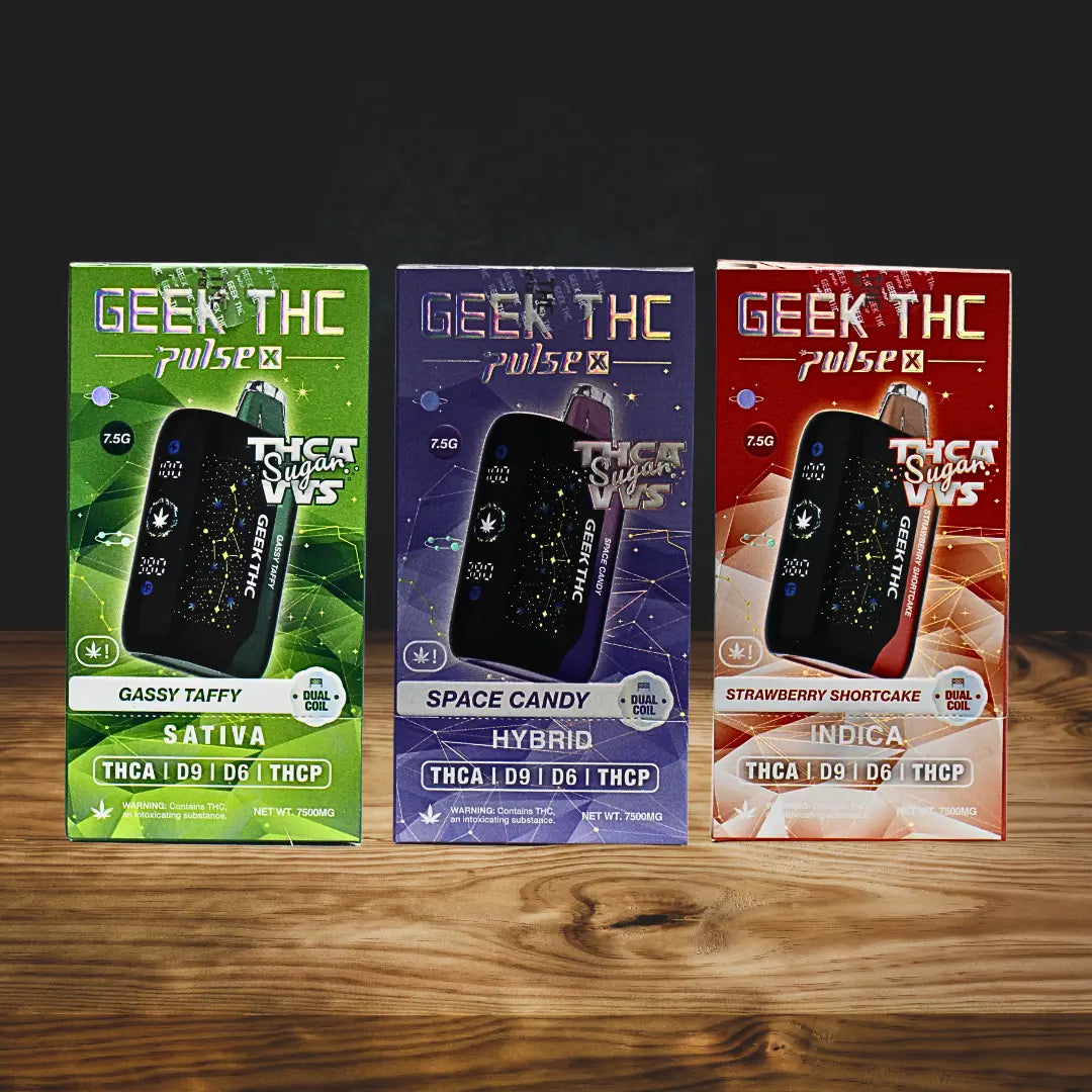 GEEK THC PULSE X 7.5GM THC-A DISPOSABLE GEEK THC
