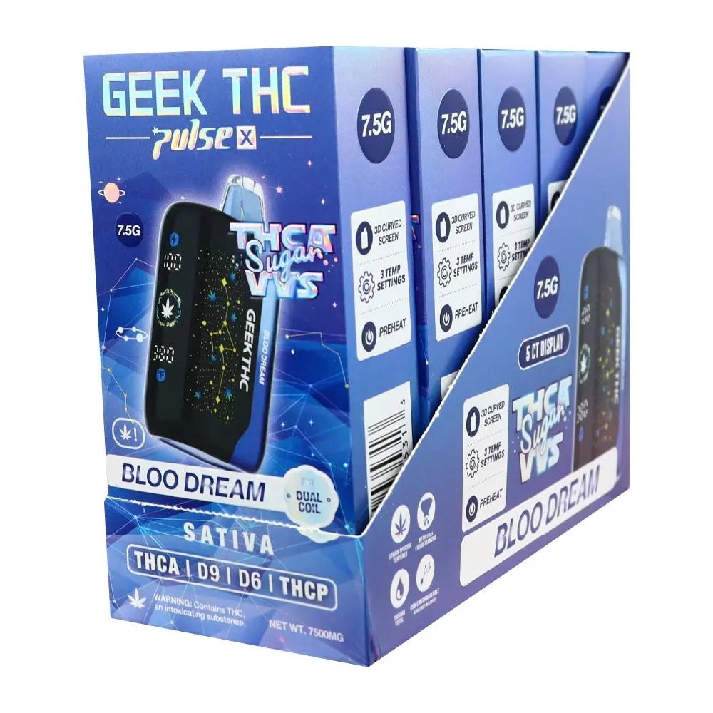 GEEK THC PULSE X 7.5GM THC-A DISPOSABLE GEEK THC