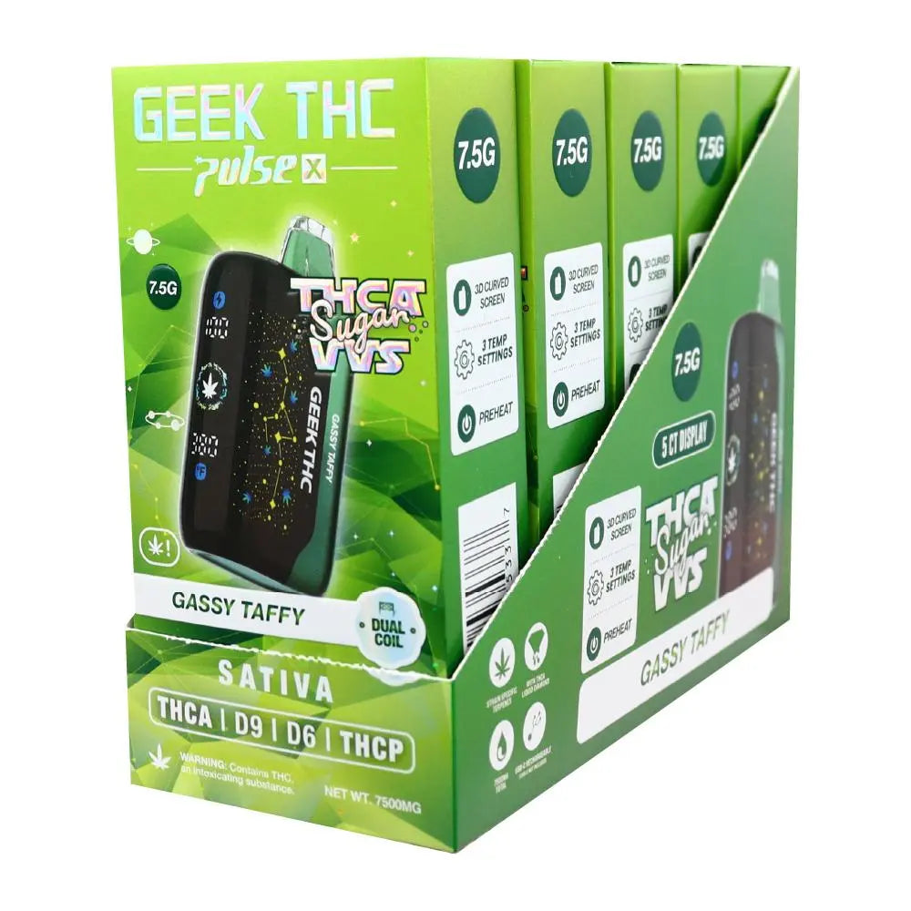 GEEK THC PULSE X 7.5GM THC-A DISPOSABLE GEEK THC