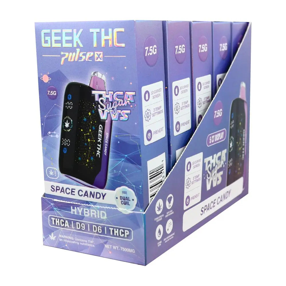 GEEK THC PULSE X 7.5GM THC-A DISPOSABLE GEEK THC