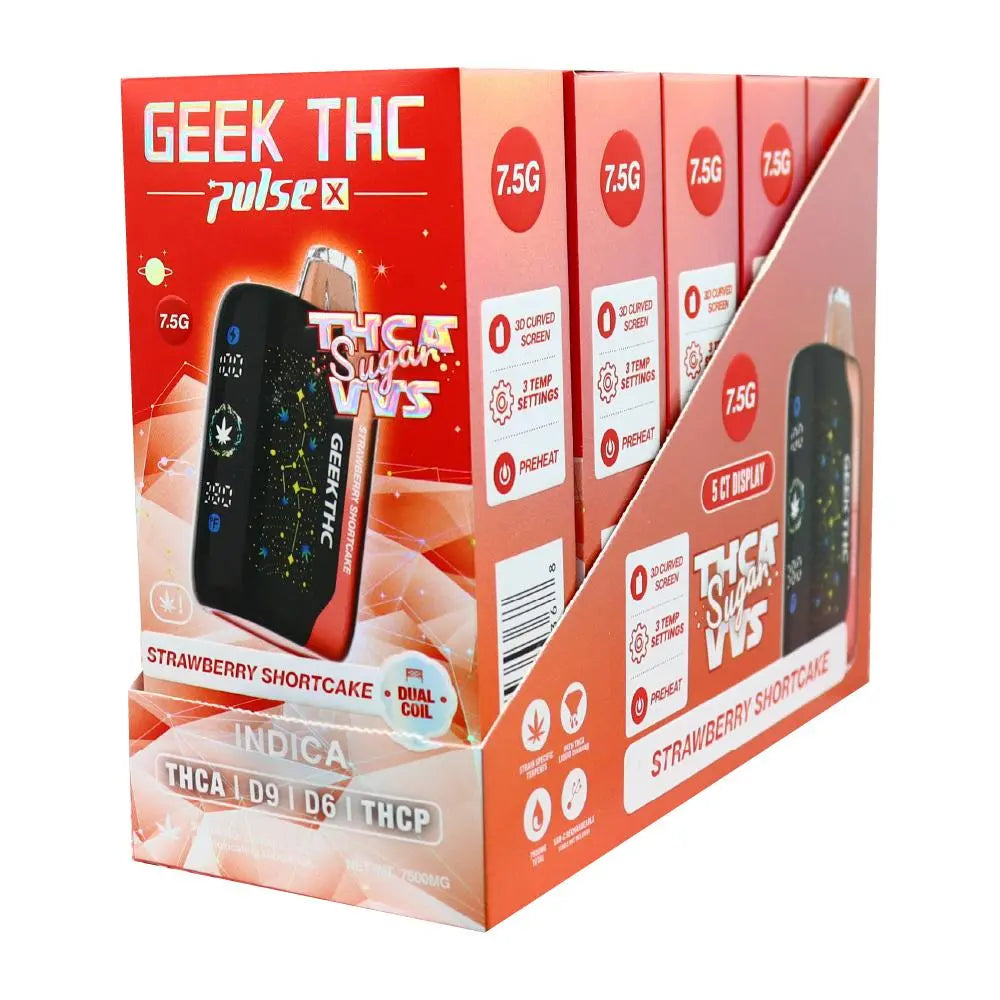 GEEK THC PULSE X 7.5GM THC-A DISPOSABLE GEEK THC