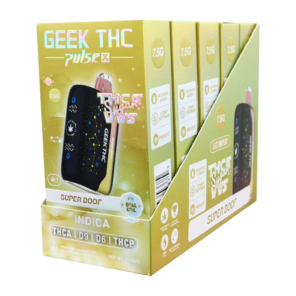 GEEK THC PULSE X 7.5GM THC-A DISPOSABLE GEEK THC