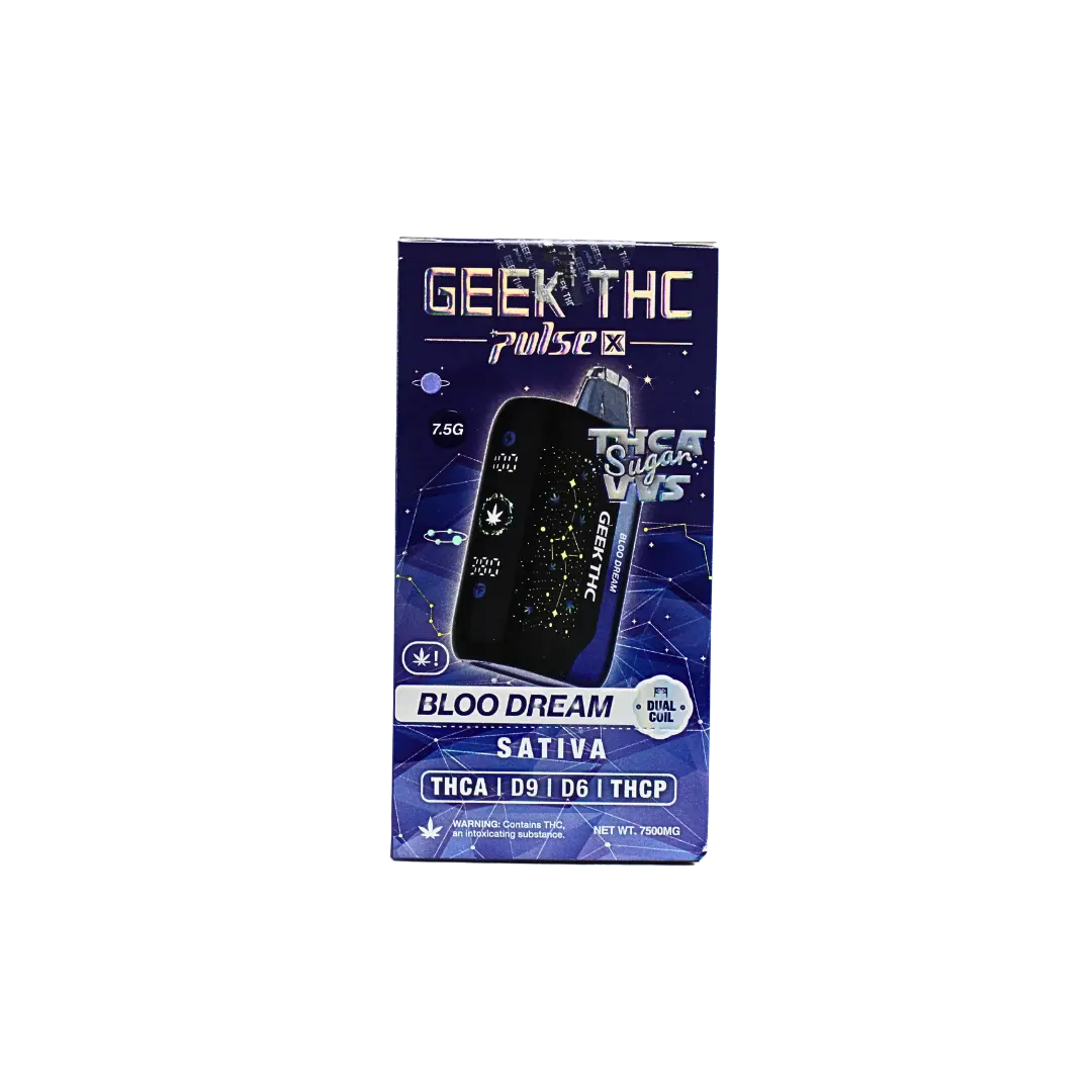 GEEK THC PULSE X 7.5GM THC-A DISPOSABLE GEEK THC