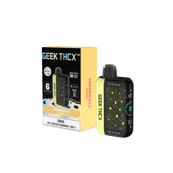 GEEK THCX PULSE X 6GM CB9A + THCA MELTED DIAMONDS + THCP DISPOSABLE GEEK THCX