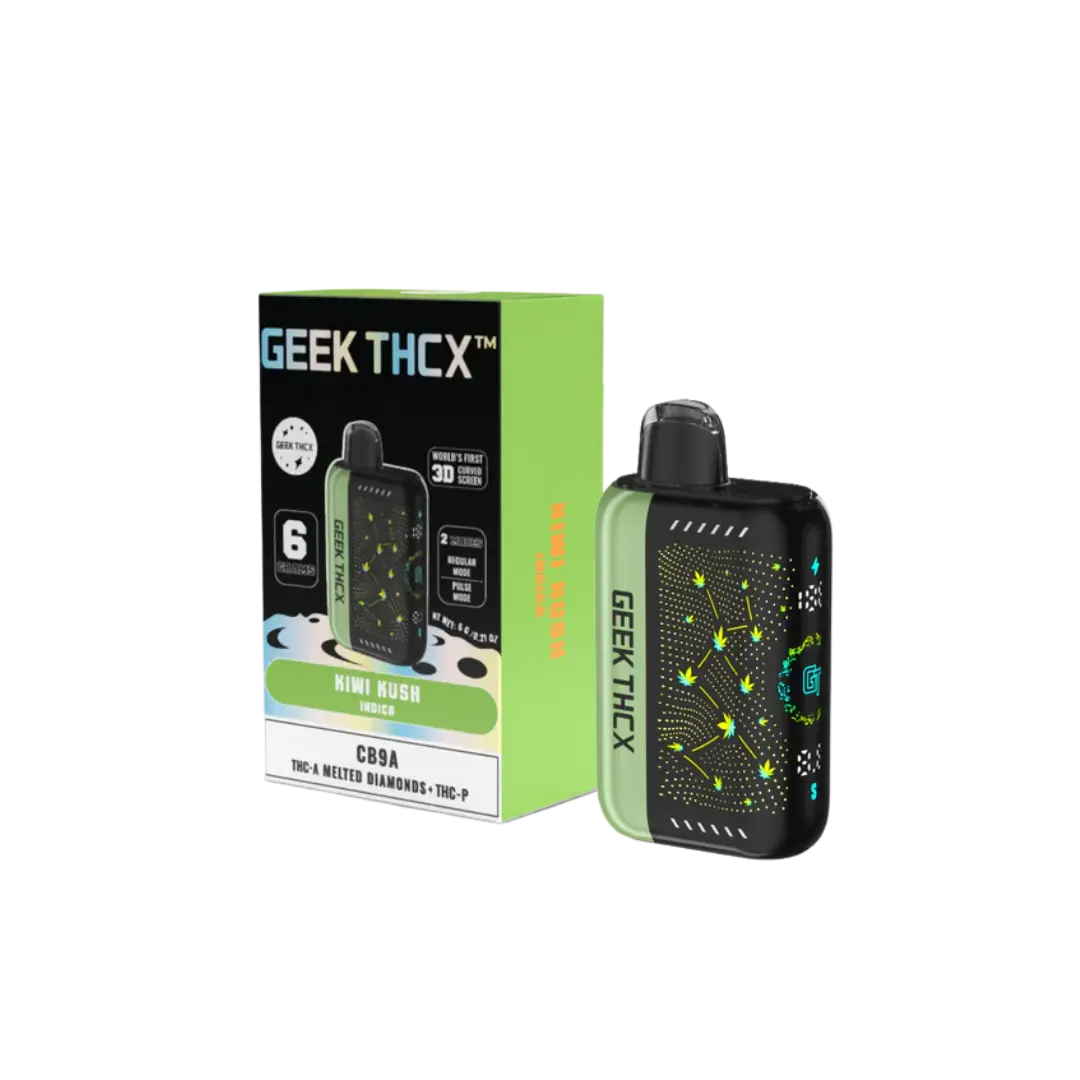 GEEK THCX PULSE X 6GM CB9A + THCA MELTED DIAMONDS + THCP DISPOSABLE GEEK THCX
