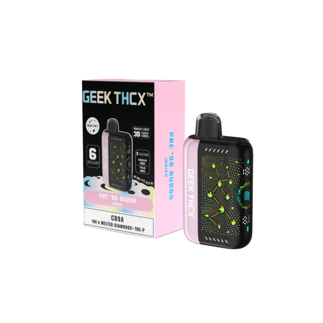 GEEK THCX PULSE X 6GM CB9A + THCA MELTED DIAMONDS + THCP DISPOSABLE GEEK THCX