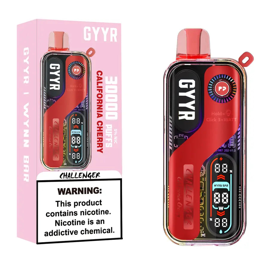 GYYR Wynn Bar Challenger 30000 Puff powered by PYNE POD GYYR x WYNN BAR