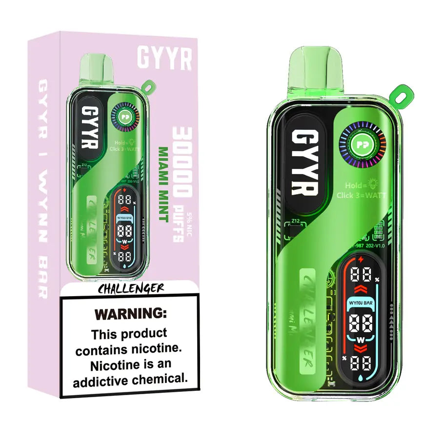 GYYR Wynn Bar Challenger 30000 Puff powered by PYNE POD GYYR x WYNN BAR