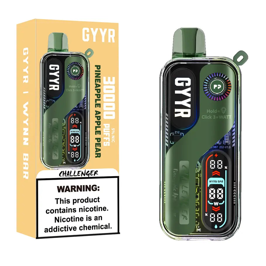GYYR Wynn Bar Challenger 30000 Puff powered by PYNE POD GYYR x WYNN BAR