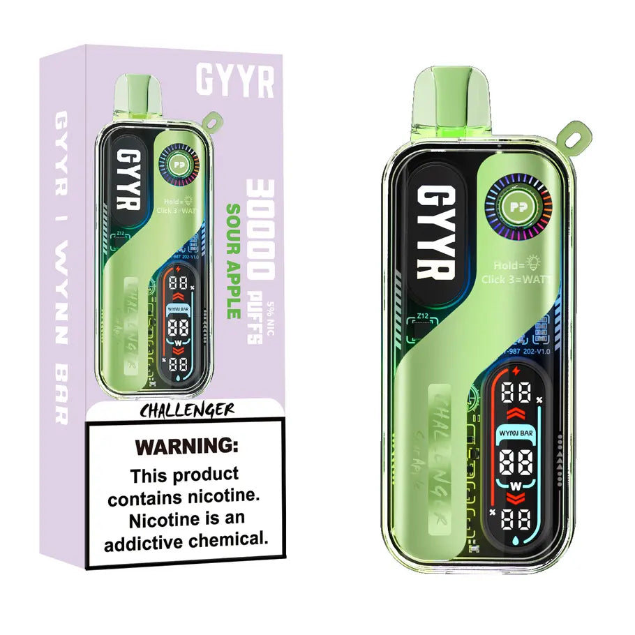 GYYR Wynn Bar Challenger 30000 Puff powered by PYNE POD GYYR x WYNN BAR