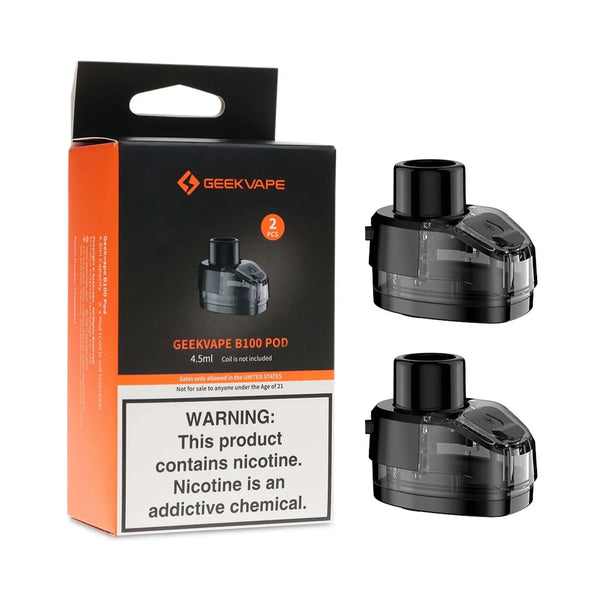 Geekvape Boost Pro 2 (B100) Replacement Pods 4.5ML, 2pk Geek Vape